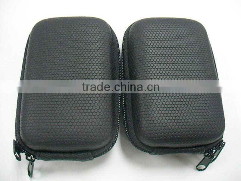 New Hard black pu leather printin logo eva professional camera cases