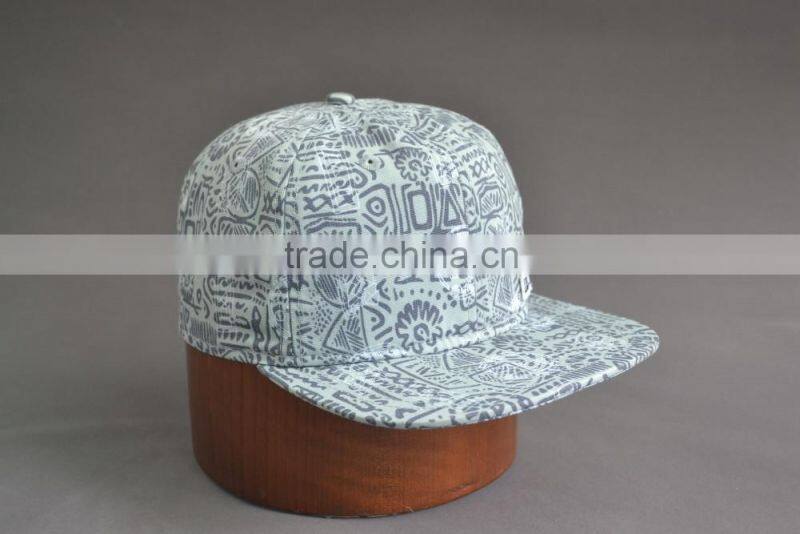 Custom cheap flat brim cap