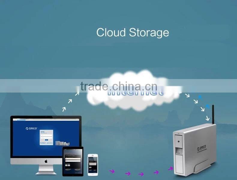 4tb Wifi 3.5'' hdd enclosure wireless external hard drive