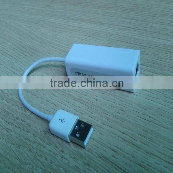 Hot Selling Fast ethernet usb rj45 converter usb2.0 with driver CD