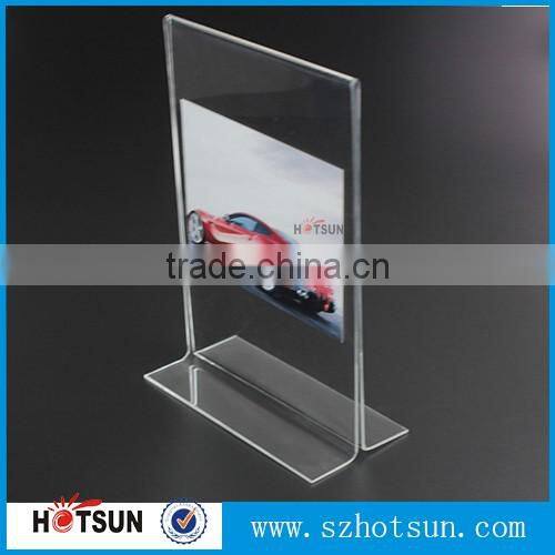 4X6 Clear acrylic price tag holder, A5 acrylic sign holder