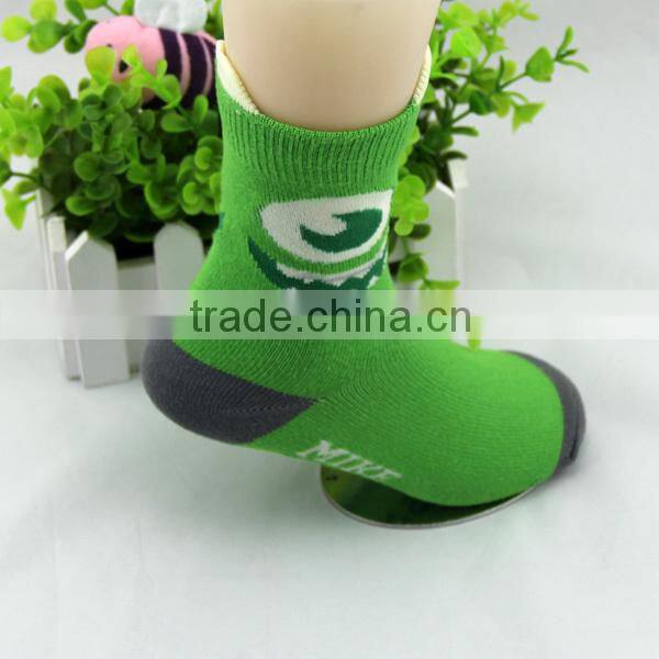 GSC-3 2015 New design quality children bamboo fashion socks with argyle design