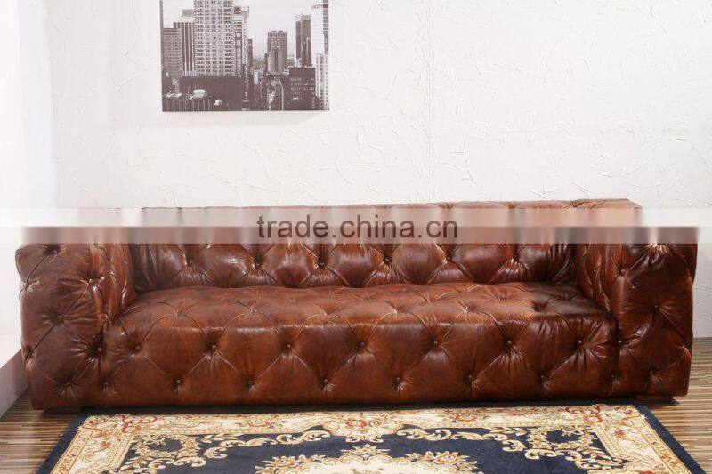 Antique Leather Sofa Set Designs and Prices
