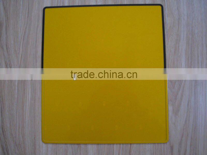 BF blank license plate