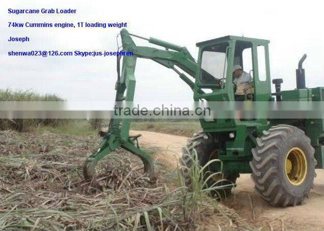 4 wheel drive sugarcane grab loader shenwa SZ-7600