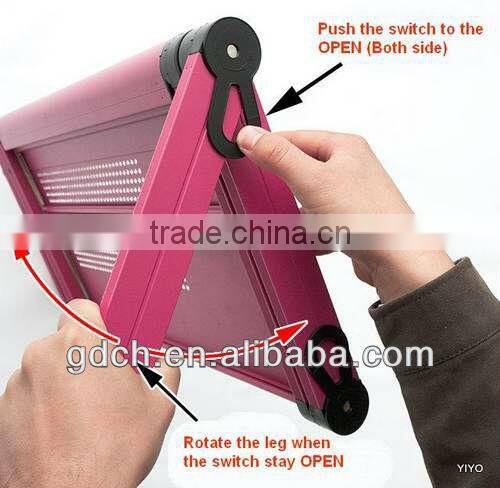 Business Opportunity Wholesale White Furniture Portable Metal Tray for Laptop in Bed