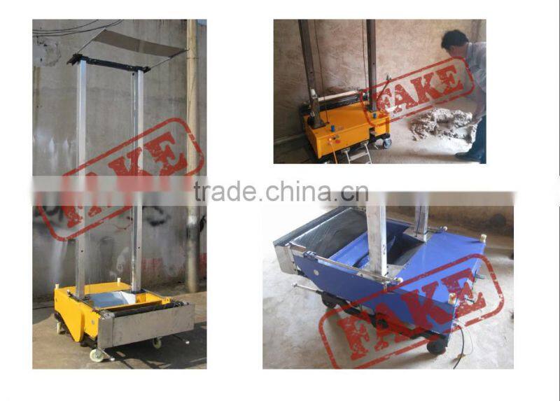 Popular exported automatic hydraulic system wall cement rendering machine for sale