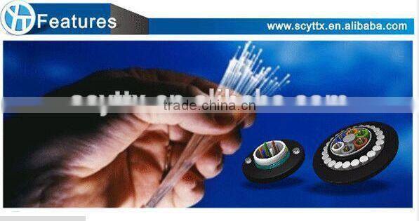 2 core Indoor optical drop cable coaxial FTTH cable