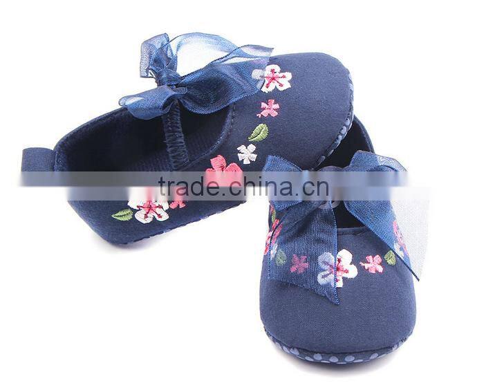 2016 spring baby dress shoes with tapestry wholesale kids shoes