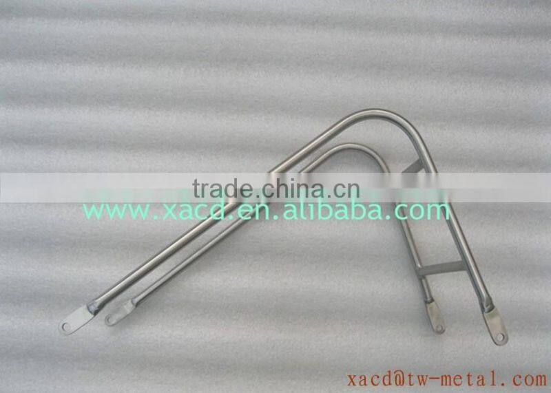 XACD Titanium BIKE rear rack with handing brush finished customed baggage rack titanium bicycle rear rack