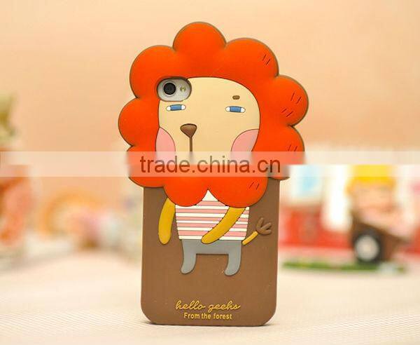 Silicone Cartoon Case for iPhone 5 Forest Series