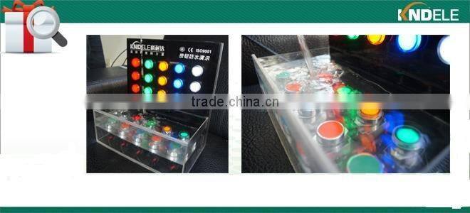 220v LED lamp for push button switch red