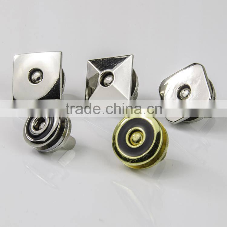 Glasses case metal fitting eyelet magnetic snap black nickel 17*2mm