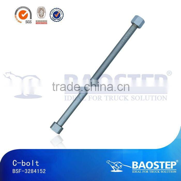 Class 10.9 leaf spring center half thread hex bolt and nut