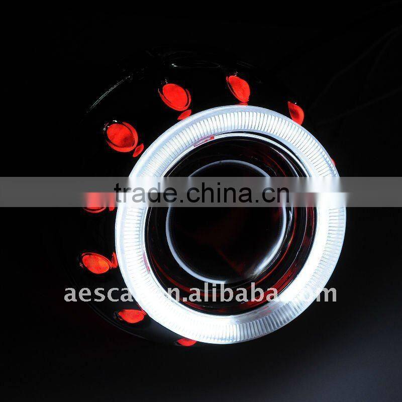 China factory hid projector lens kit/bi-xenon projector lens light/mini projector lens