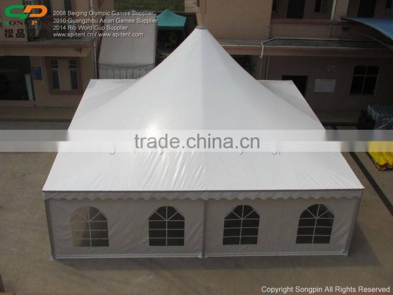 10x10m Big aluminum pagoda tent fireproof tent cheap wedding marquee tent for sale
