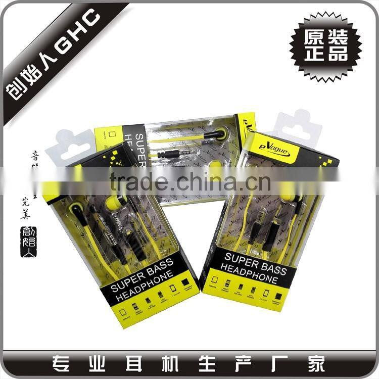 digital stereo sound earphone with extrem clarity