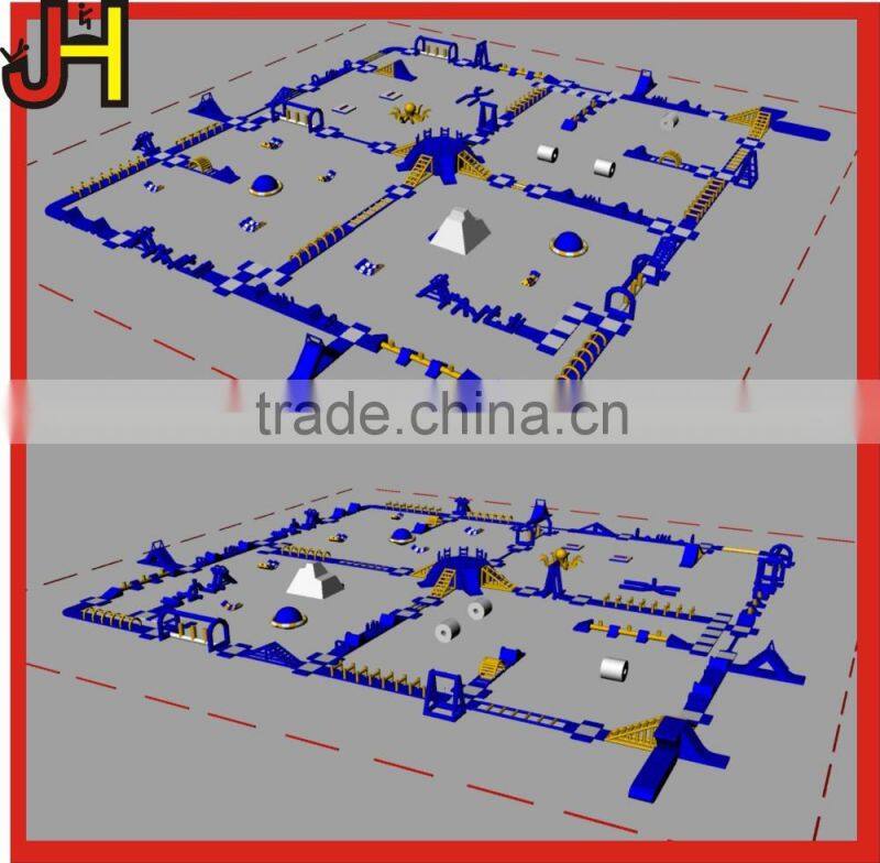 Professional Design Commercial Floating Water Park Games For Adults