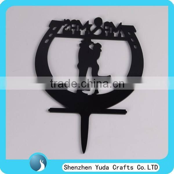 Mr & Mrs Acrylic Wedding Cake Topper