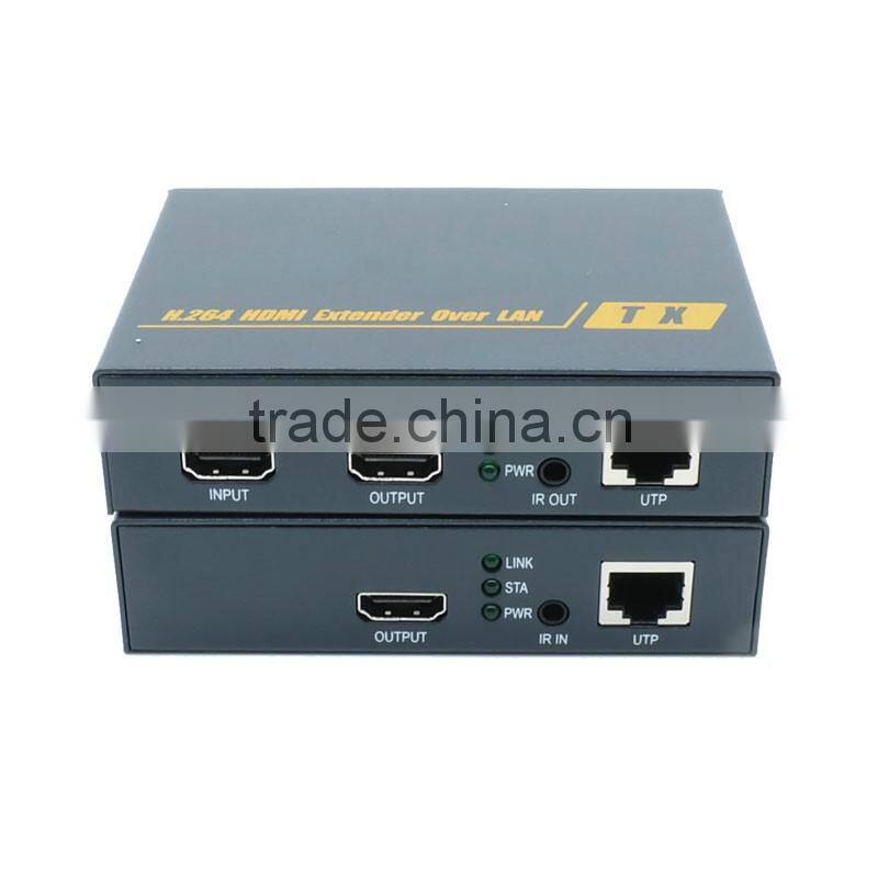 200M HDMI loop Extender over TCP/IP with IR with Local loop hdmi output with 1080P
