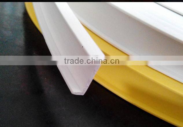 u channel plastic edge trim PVC extrusion sealing for the table