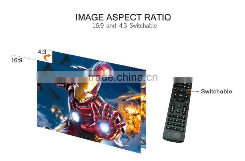 Newest best competitive price projector with 1024 x 600 led home projector