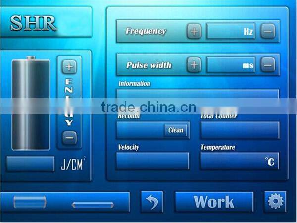 RoHs Approval Touch Screen SHR IPL Laser Permanent Hair Removal Machine