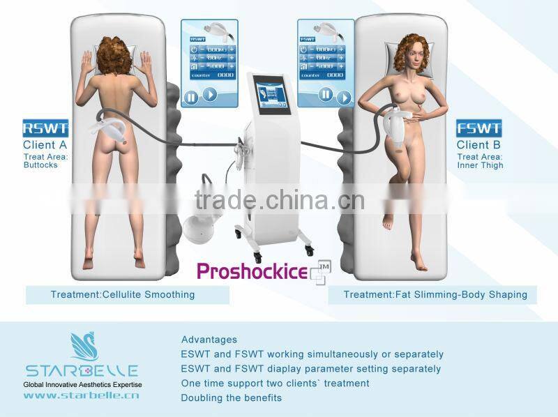 hot ultrasound massager loss weight shockwave fat burning machine - Proshockice
