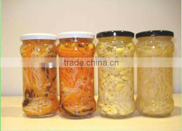 Canned Soy Bean Sprout in Glass Jar Cheap