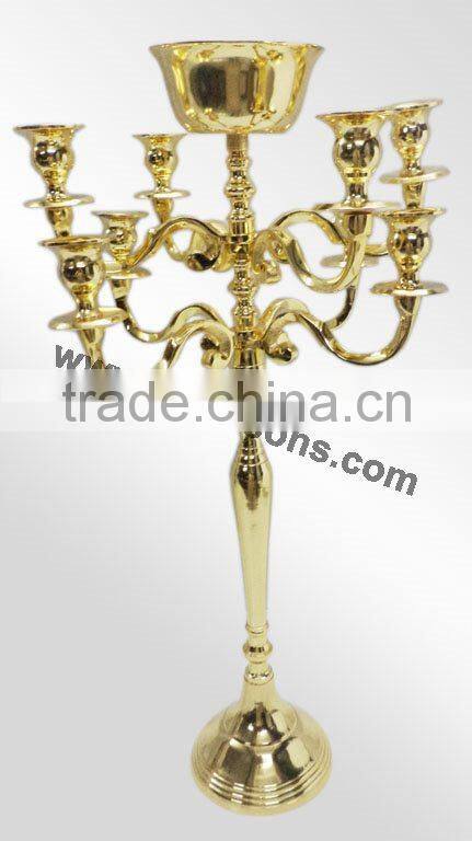 Modern Popular Gold Candelabras And 5 Arms Gold Candelabra Weddings For Church Decor