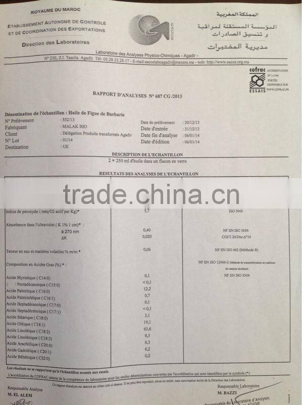 Argan Oil: for Cosmetic Use . USDA ECOCERT