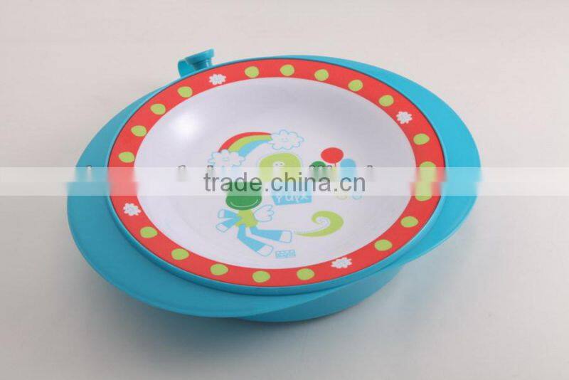 promotional squared pink color melamine plates