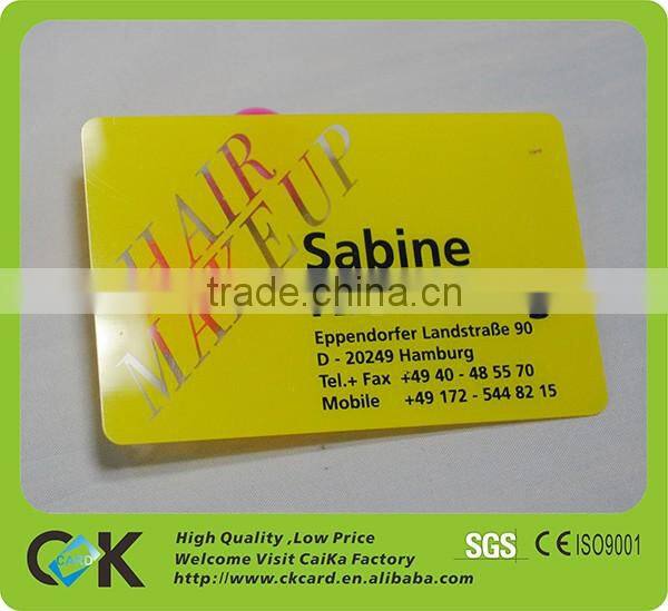 Good price clear transparent PVC card with matte surface
