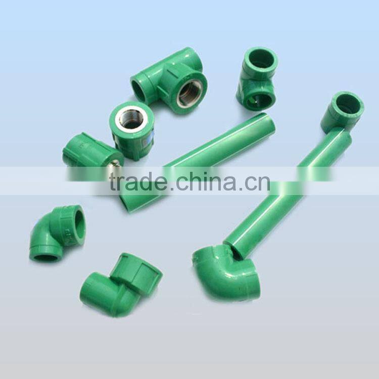Prenty stocks of all kinds of PPR fittings, PPR brass male Tee