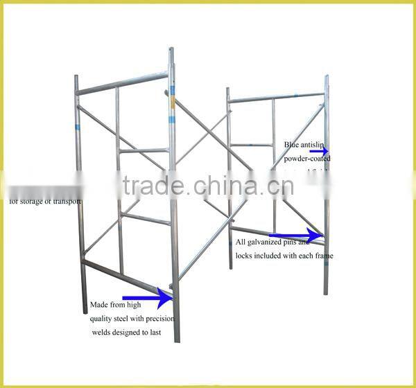 Metallic Mason Scaffold Frame Section Production Factory