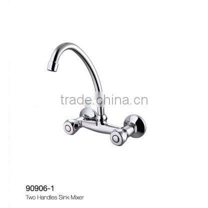 Cheap Dual Handles Kitchen Hot Cold Water Mixer Tap