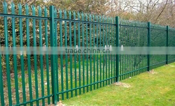 Hebei Palisade fence (ISO 9001) Low carbon steel wire