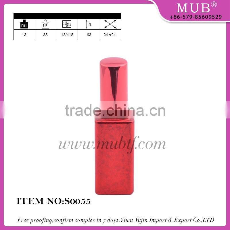 S0052 mini screw sprayer bottle glass bottle aluminum perfume bottle wholesale