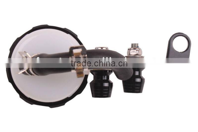 High Performance CNC Motorcycle Brake Tank Reservoir for Honda Yamaha Suzuki Kawasaki Aprilia BMW Ducati KTM Black