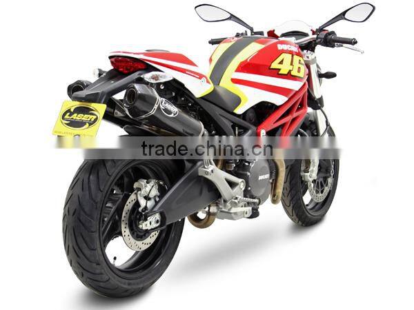 For SUZUKI GSX-R1000 2009-2011 SM Motorcycle Exhaust Pipe LASER Delta slip-on mufflerset