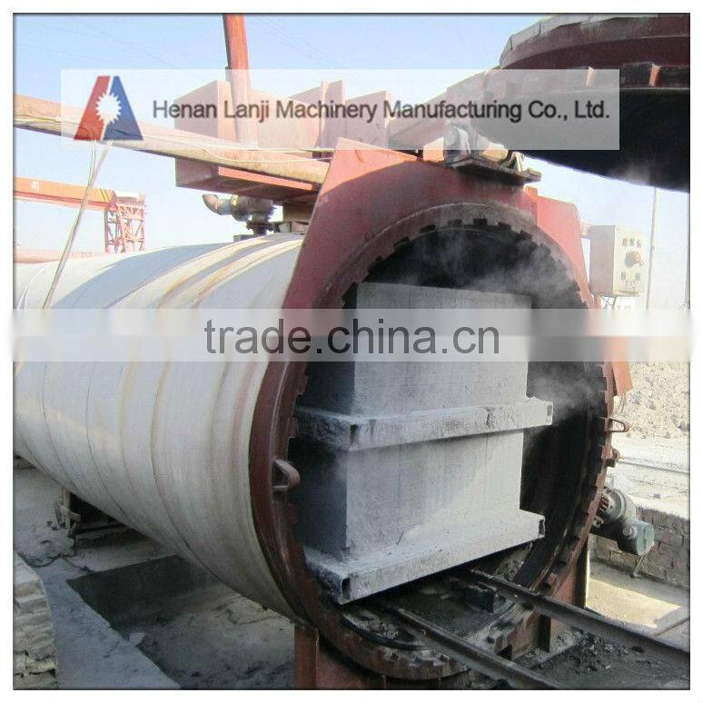 Henan lanji brand complete aac block making autoclaved machine