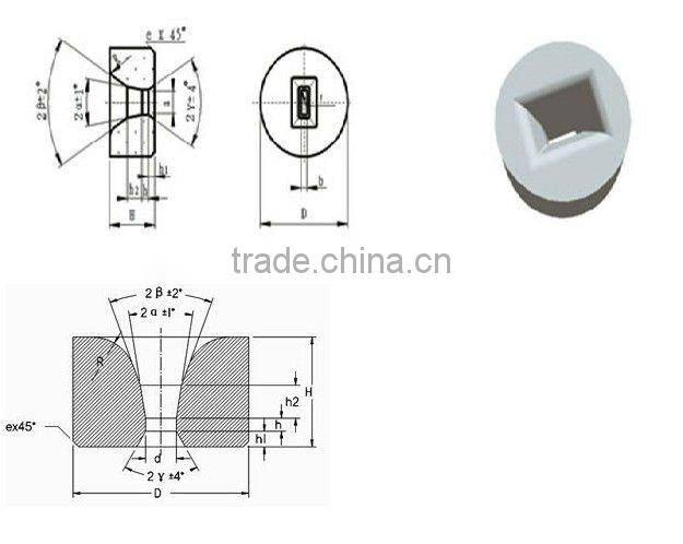 cemented carbide hole mandrel drawing die