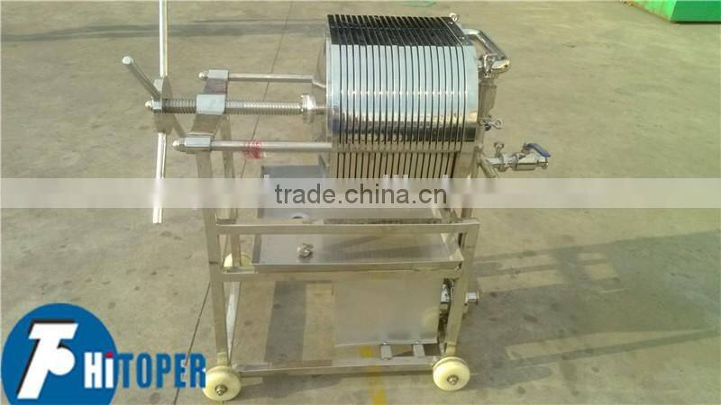 high configuration and low price DZCR series stainless steel plate and frame filter plate filter press supplier
