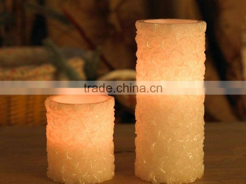 LED flameless candle for Christmas decoration Christmas candle led christmas wax candle