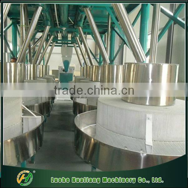 Automatic 120 tpd complete set wheat flour stone mill machine