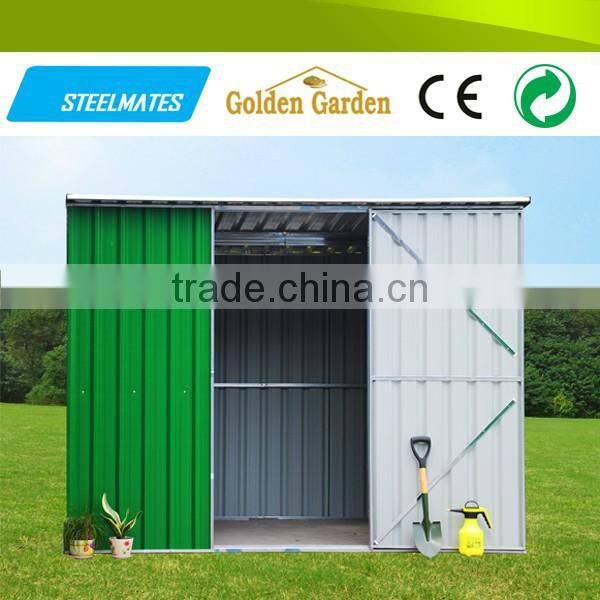 steel structure garden storage buildings China metal garden house
