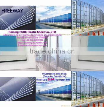 made in China cheap clear pc hollow sheet & sun sheet