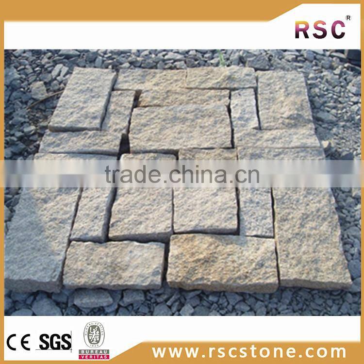 Granite triangle paving slab for landscaping