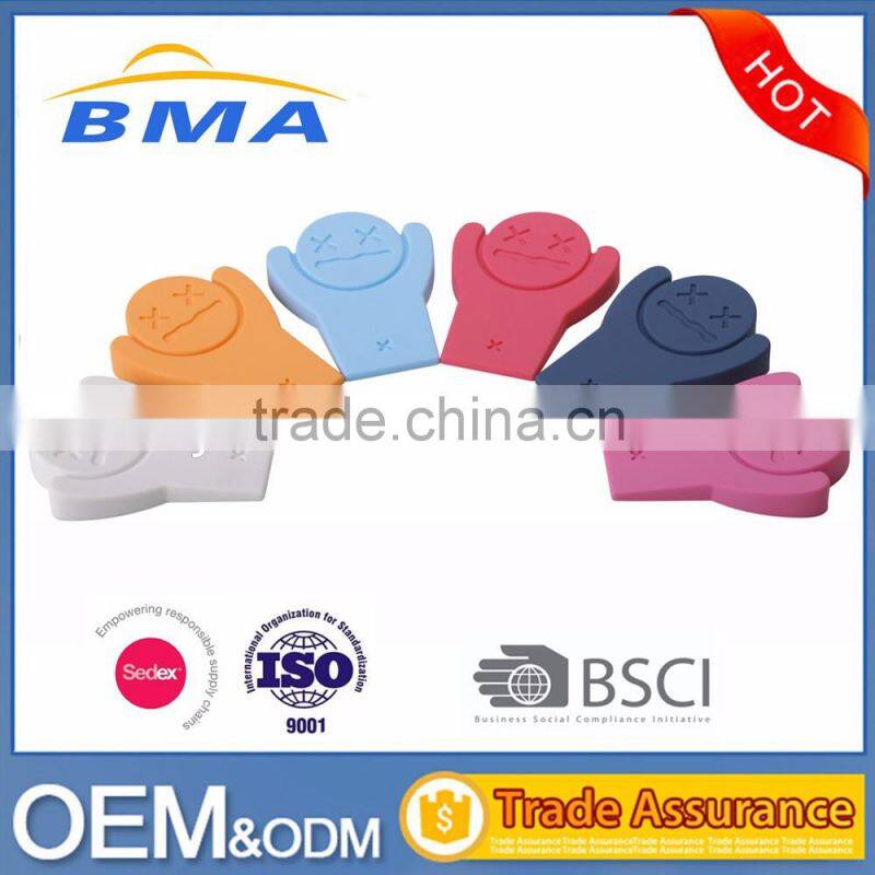 TPR Door Stopper Wedge Flexible Silicone Window/rubber door stopper