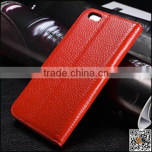 leather flip case for iphone6 plus, pure colour pu leather flip case for iphone6 plus, china supplier leather wallet case